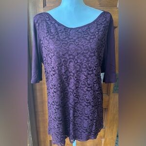 NY & Co. Lace Women's Top